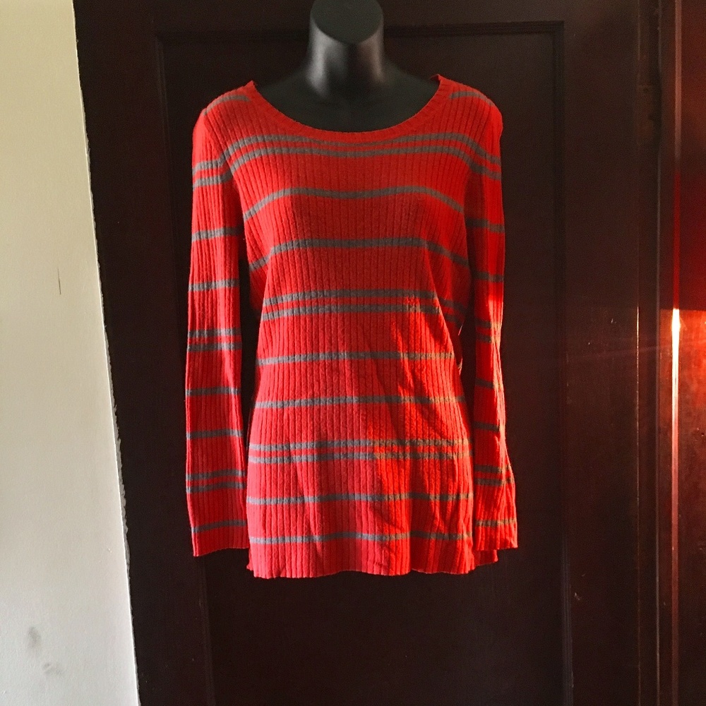 a pea in the pod maternity sweater medium orange